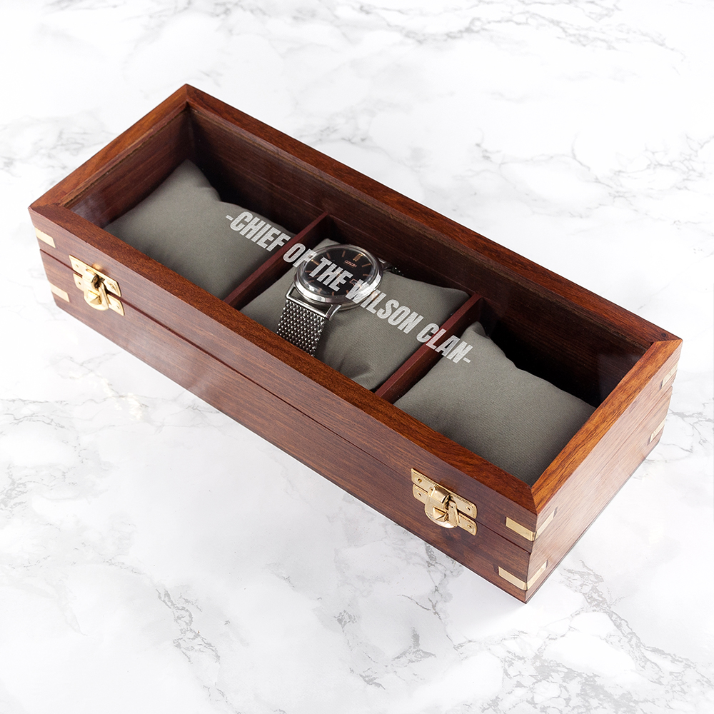 personalized wooden anniversary gift box