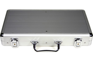 10th anniversary aluminum poker set for your husband