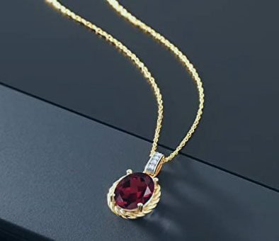 rhodolite diamond gold necklace rhodolite diamond gold necklace