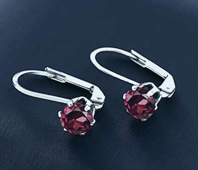 rhodolite drop earrings rhodolite drop earrings