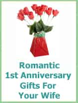 romantic 1st anniversary gifts