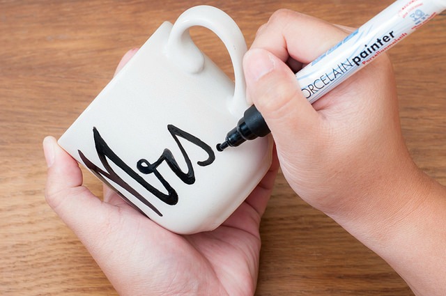 homemade anniversary mug