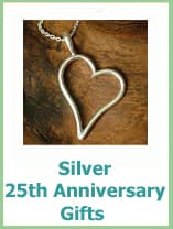 silver wedding anniversary present
