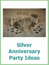 25th anniversary party ideas