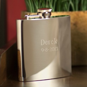 personalized steel flask