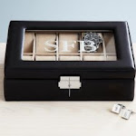 personalized 15th anniversary watch box