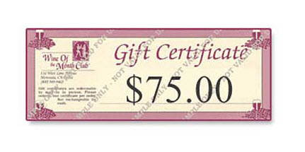 Anniversary Gift Card - wine of the month